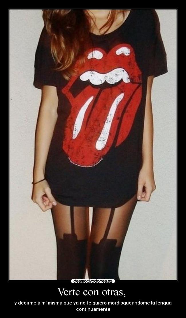Verte con otras, -