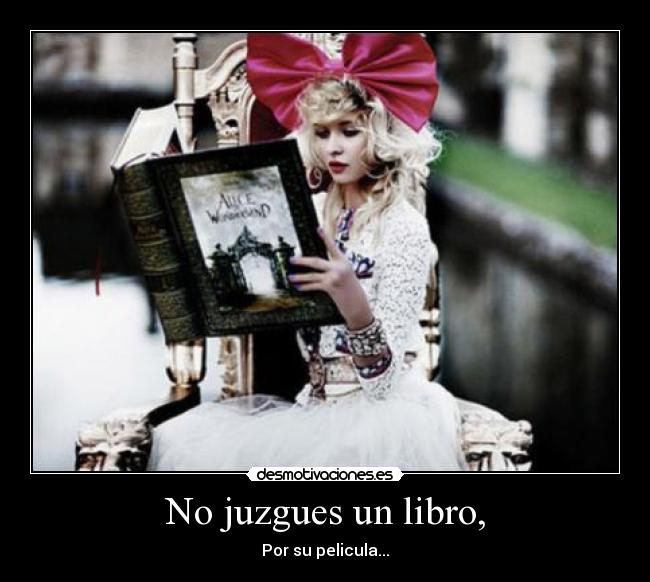 No juzgues un libro, - 