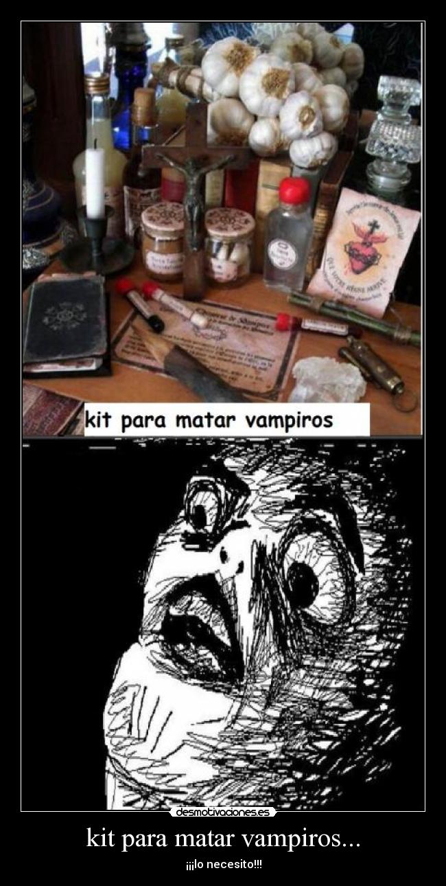 kit para matar vampiros... -