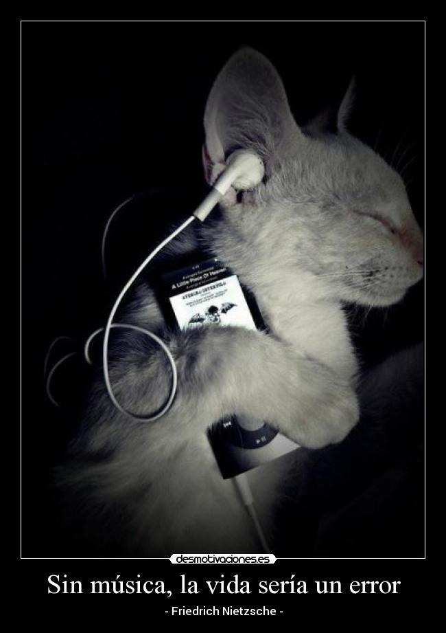 carteles musica vida musica alalalala desmotivaciones