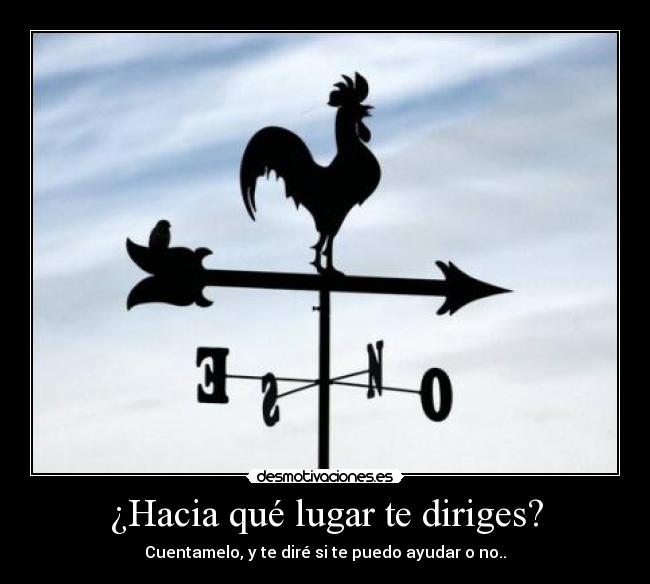 ¿Hacia qué lugar te diriges? - 
