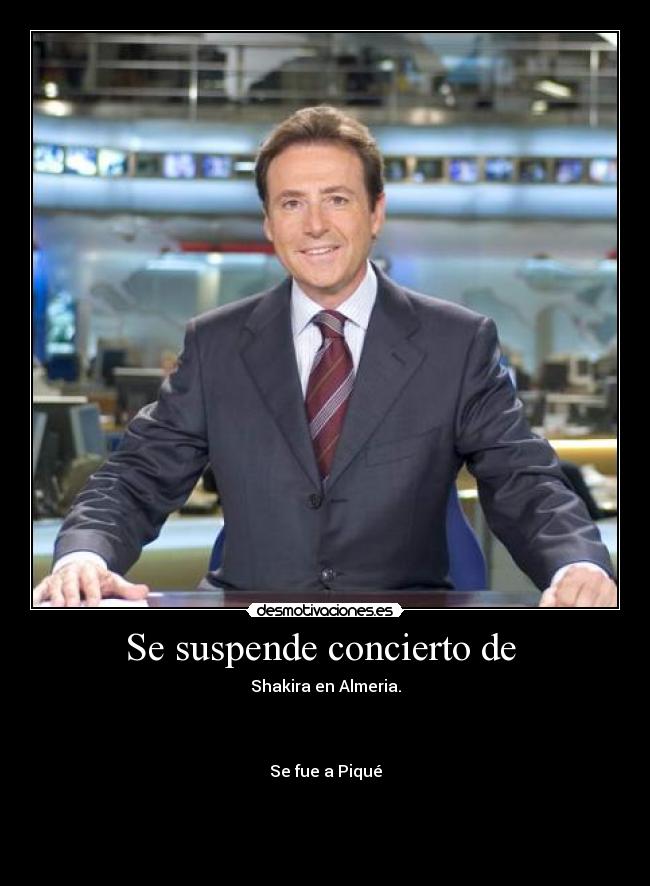 Se suspende concierto de -