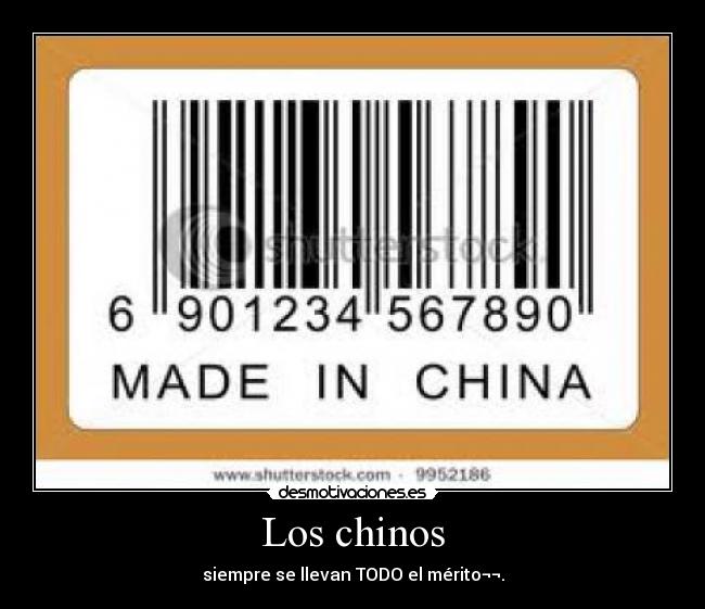 Los chinos - siempre se llevan TODO el mérito¬¬.