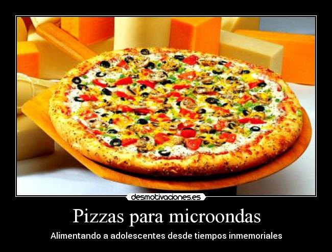 Pizzas para microondas -