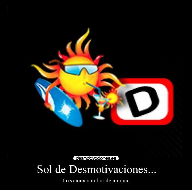 Sol de Desmotivaciones... -
