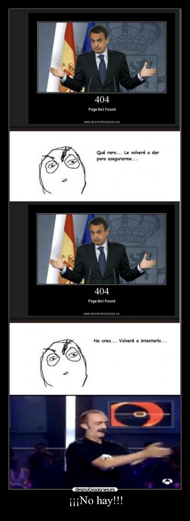 ¡¡¡No hay!!! -