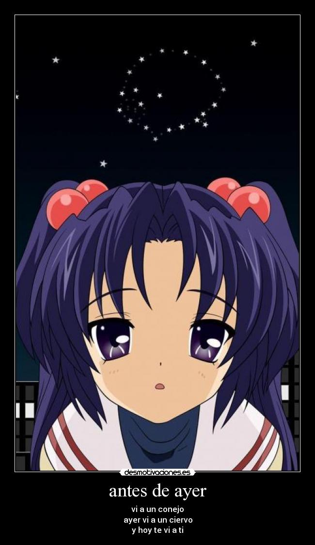 antes de ayer -