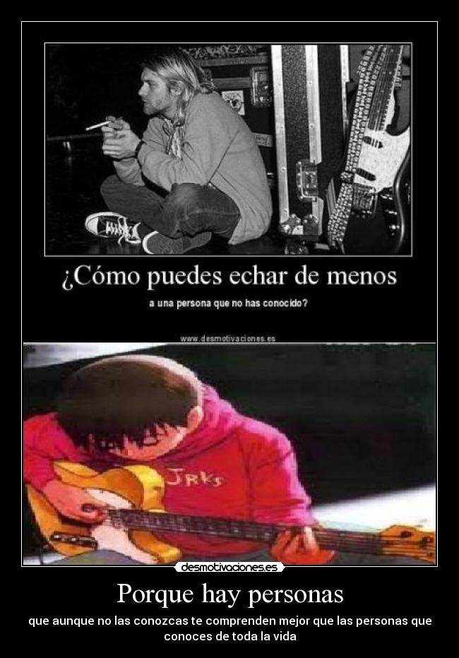 Porque hay personas -