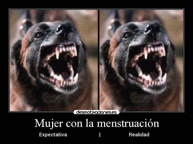 Mujer con la menstruación - 