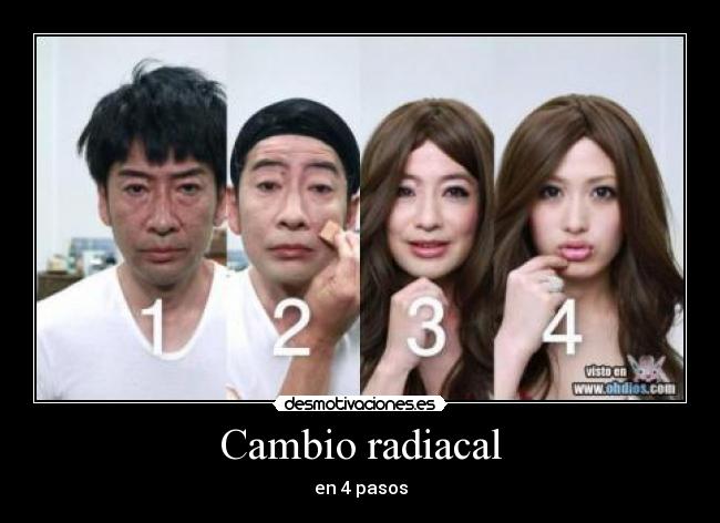 Cambio radiacal - en 4 pasos