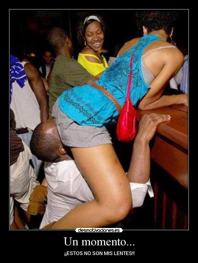 Un momento... - ¡¡ESTOS NO SON MIS LENTES!!