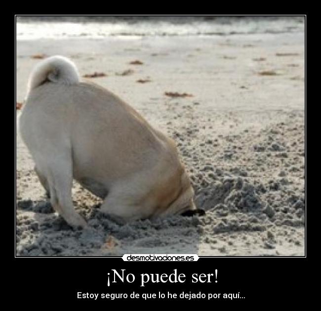 ¡No puede ser! - 
