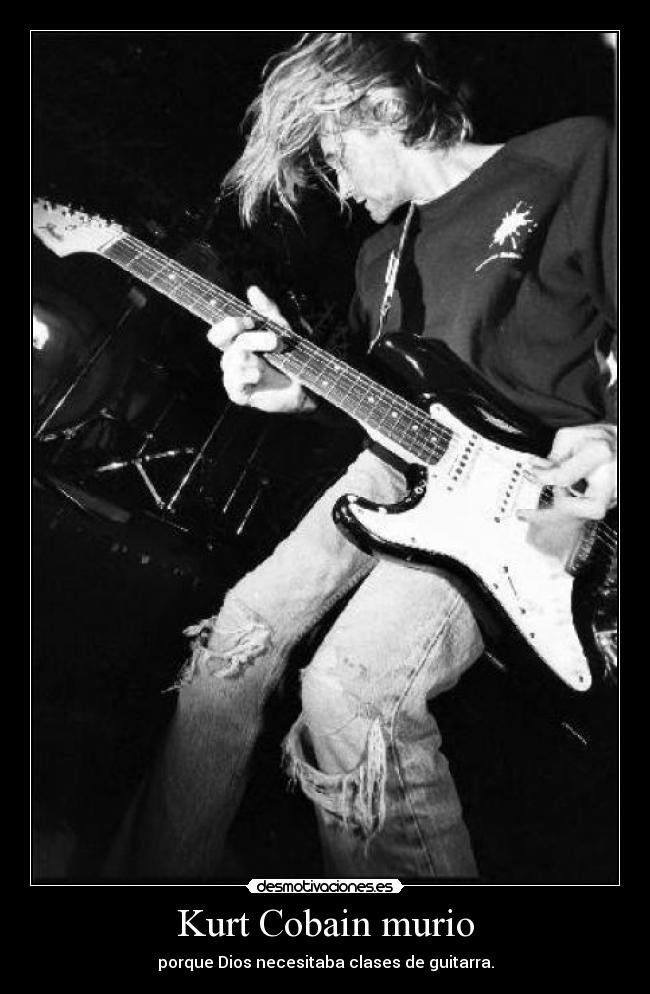 Kurt Cobain murio -