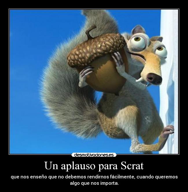 Un aplauso para Scrat - 