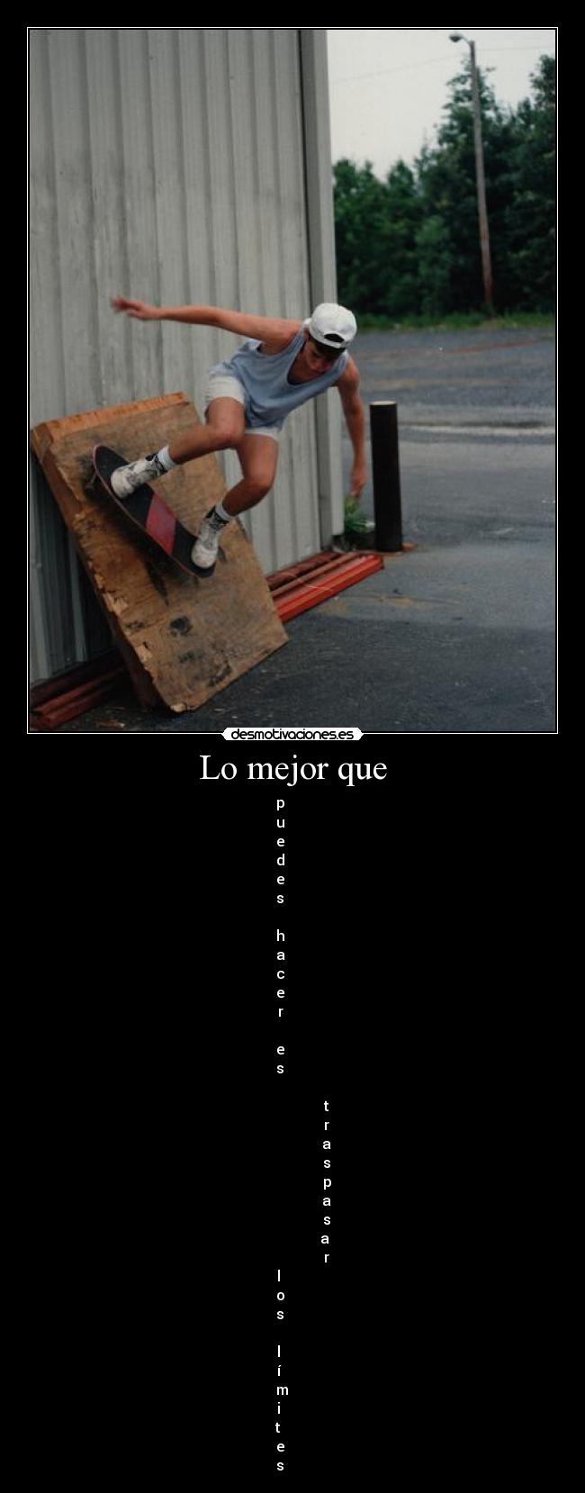 Lo mejor que - 