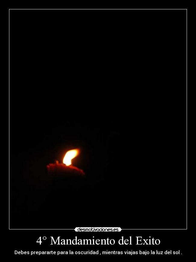 4° Mandamiento del Exito - 