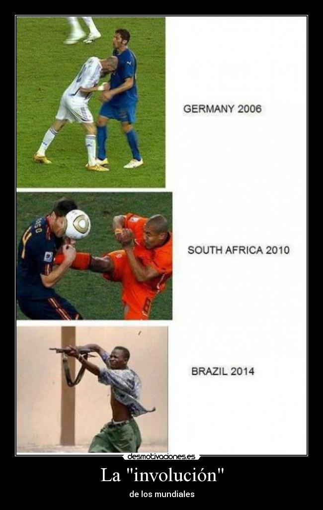 La involución - de los mundiales