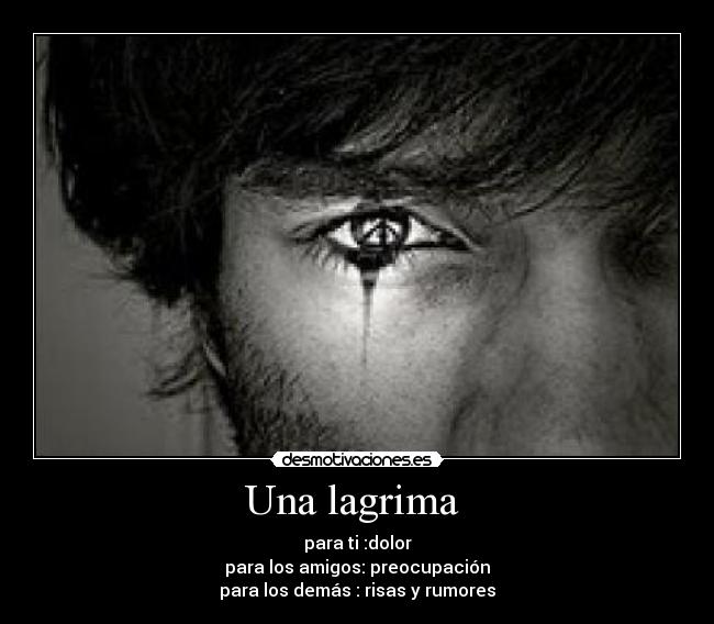Una lagrima  - 