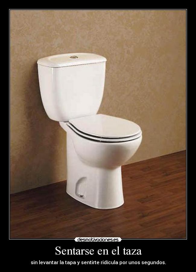 Sentarse en el taza -