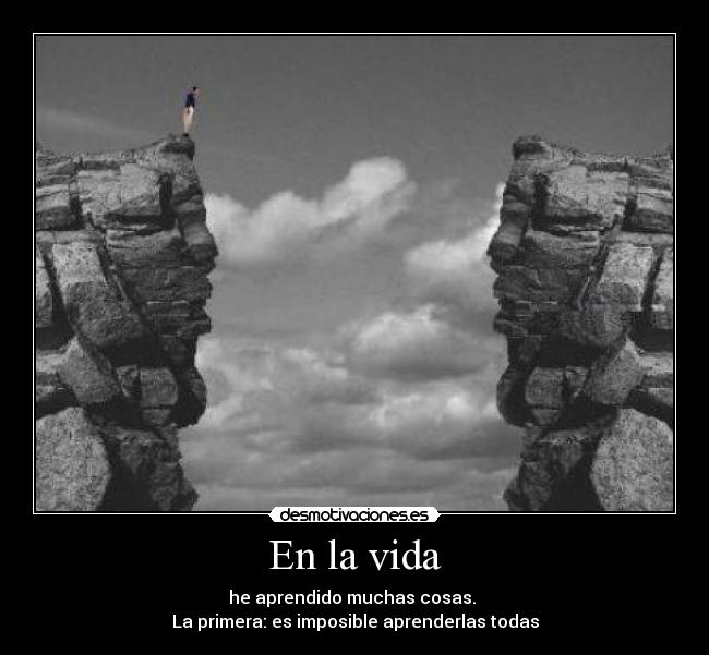 En la vida -
