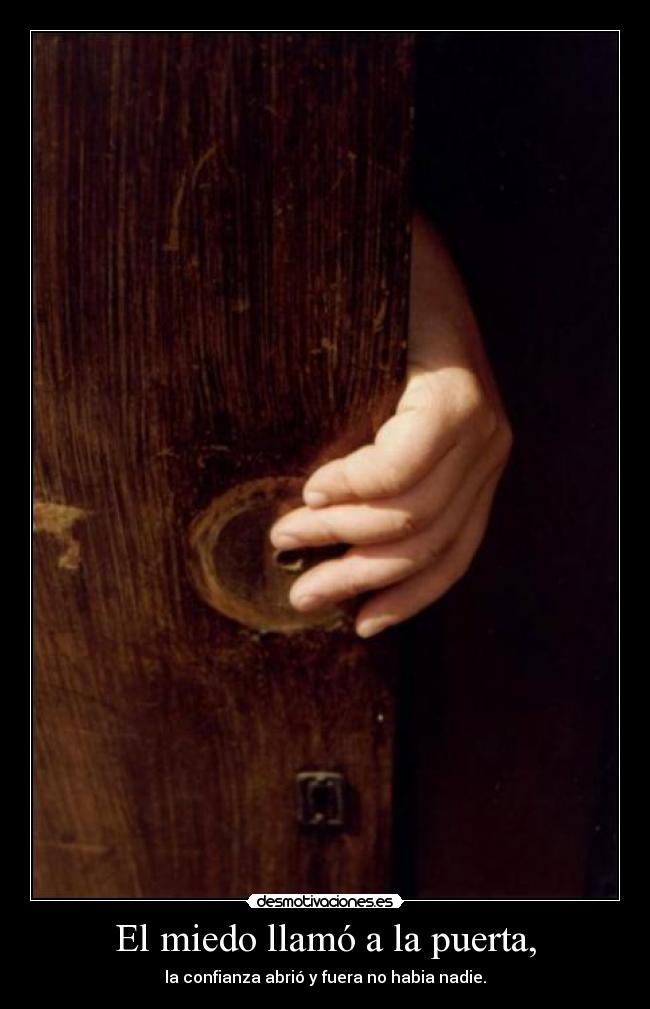 carteles miedo miedo desmotivaciones