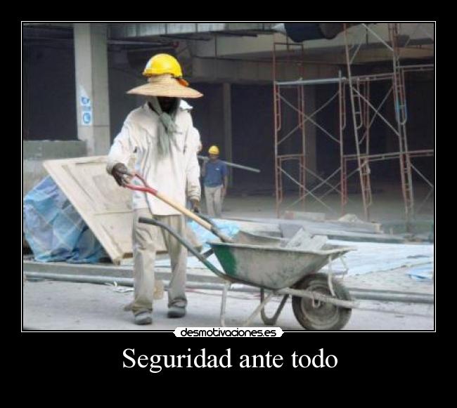 Seguridad ante todo -