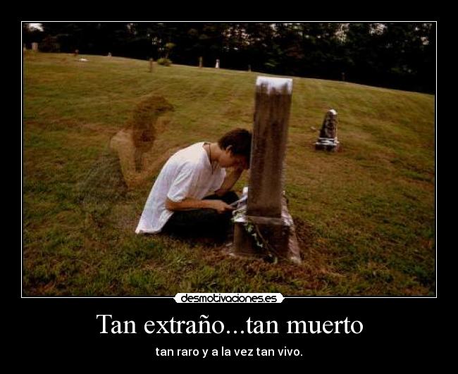 Tan extraño...tan muerto - 