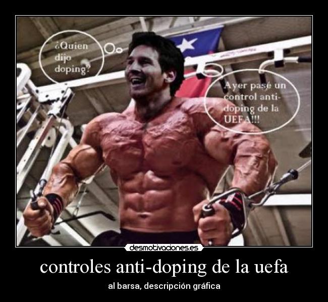 controles anti-doping de la uefa - al barsa, descripción gráfica