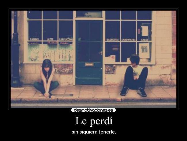 Le perdí - 