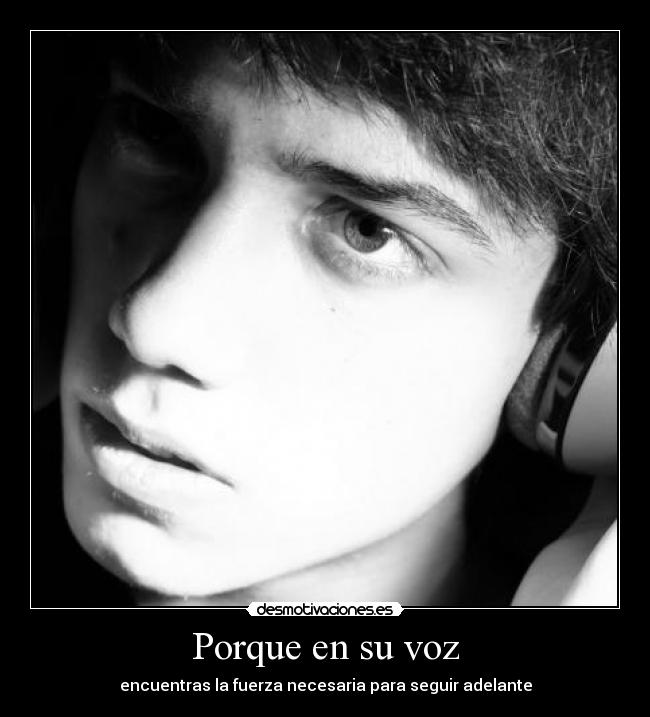 Porque en su voz -
