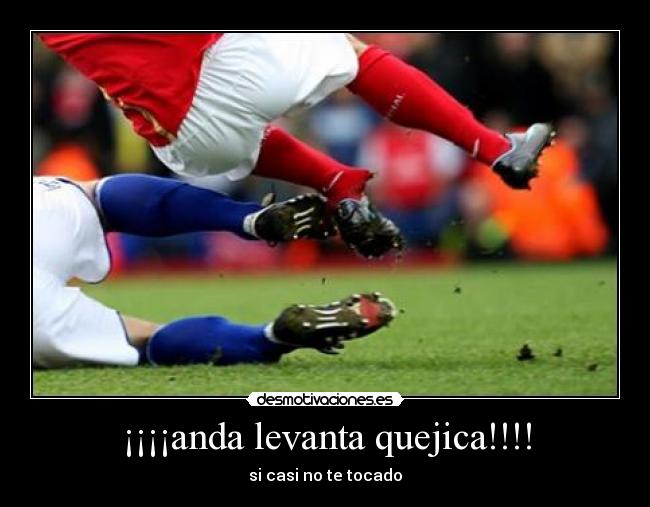 ¡¡¡¡anda levanta quejica!!!! - si casi no te tocado