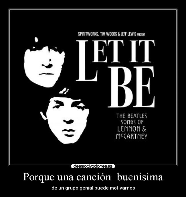 Porque una canción buenisima - de un grupo genial puede motivarnos