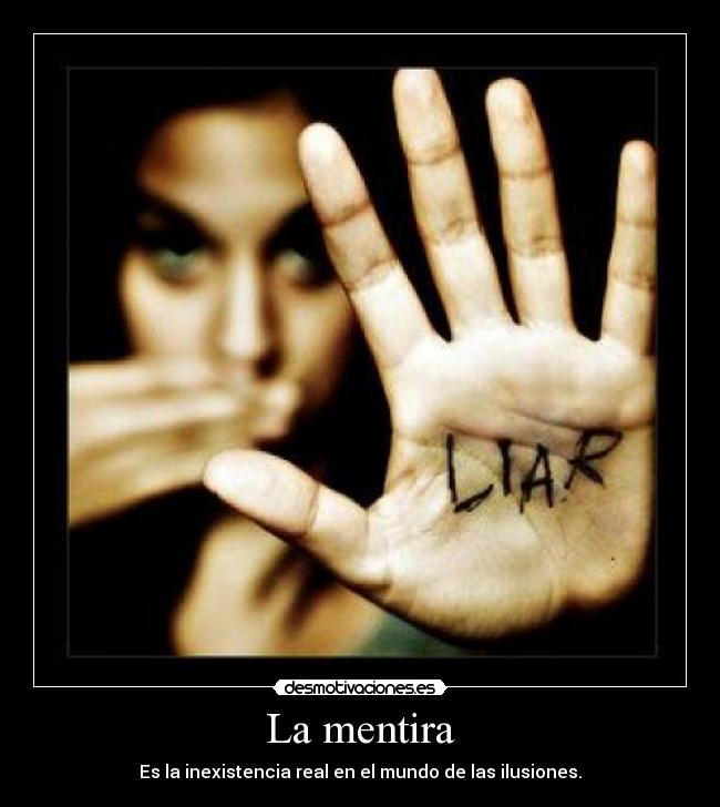 La mentira -