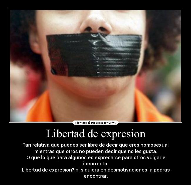 Libertad de expresion - 