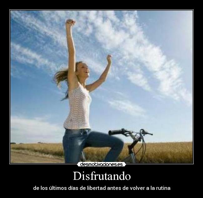 Disfrutando - 