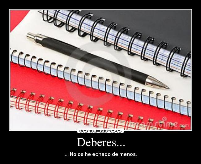 Deberes... - 