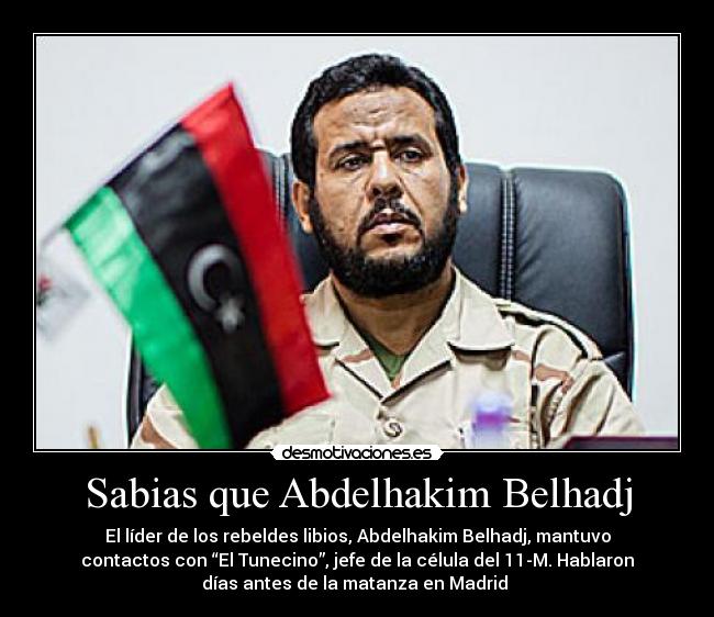 Sabias que Abdelhakim Belhadj -