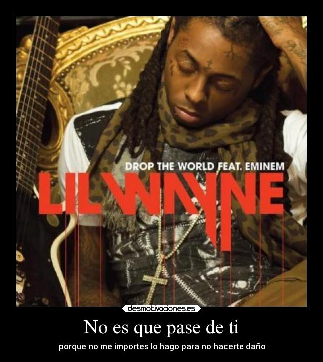 No es que pase de ti - 