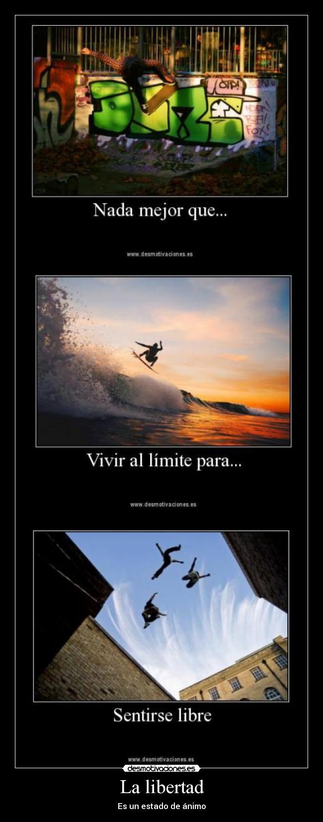 carteles libertad slake libertad skate surf parkour rojos novatos que denuncian por cartel cartel clanvirus desmotivaciones