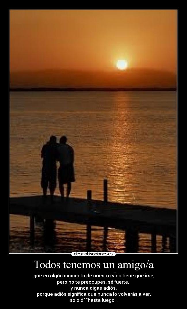 Todos tenemos un amigo/a - 