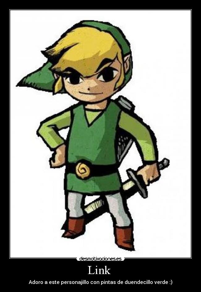 Link  - Adoro a este personajillo con pintas de duendecillo verde :)