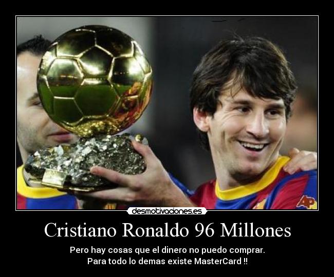 Cristiano Ronaldo 96 Millones -
