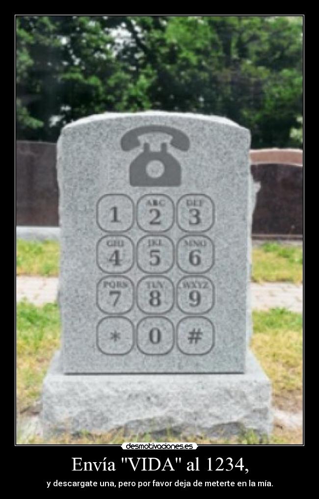 Envía VIDA al 1234, -