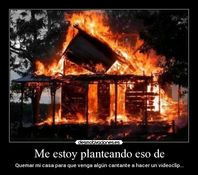 Me estoy planteando eso de -