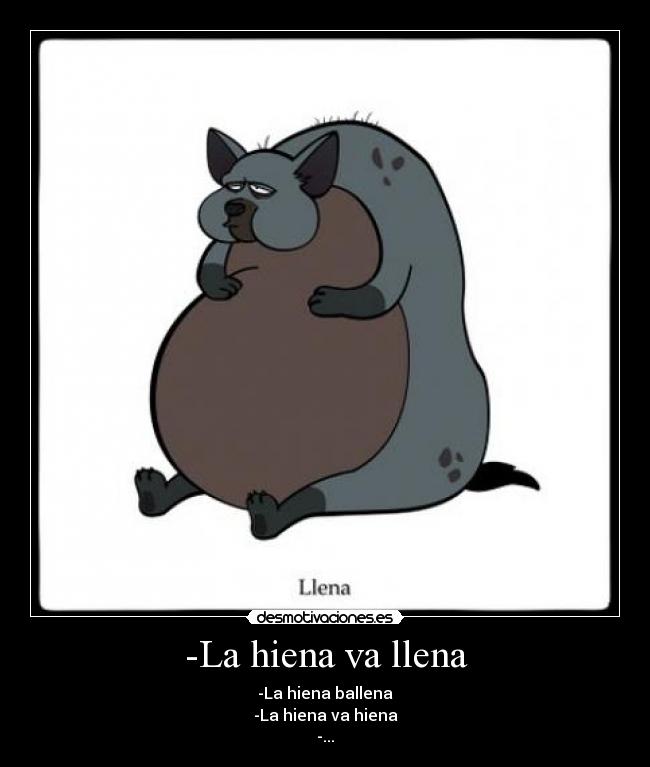 carteles hienas sus paranoias desmotivaciones