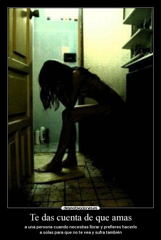 Te das cuenta de que amas - 