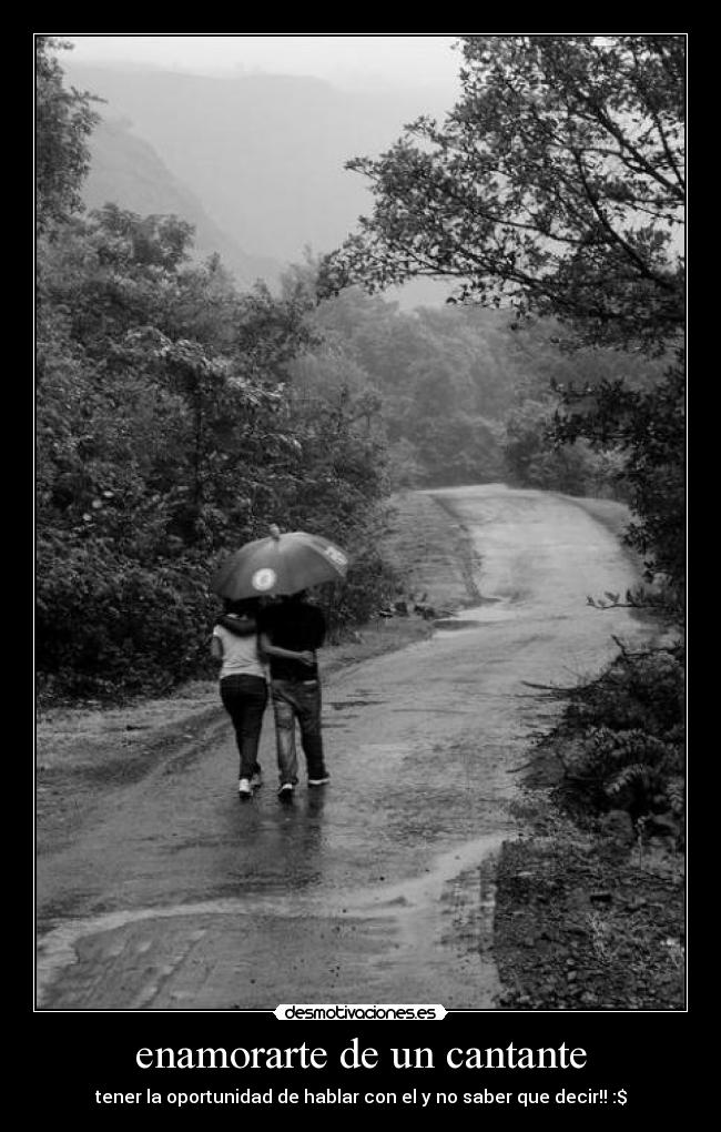 enamorarte de un cantante -