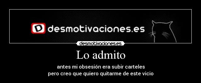 Lo admito -