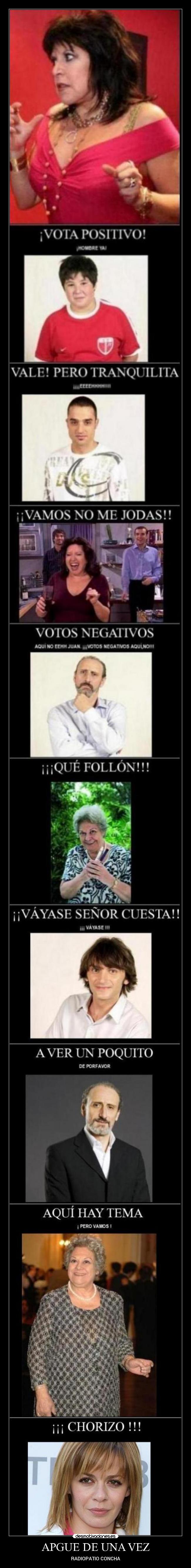 APGUE DE UNA VEZ - RADIOPATIO CONCHA