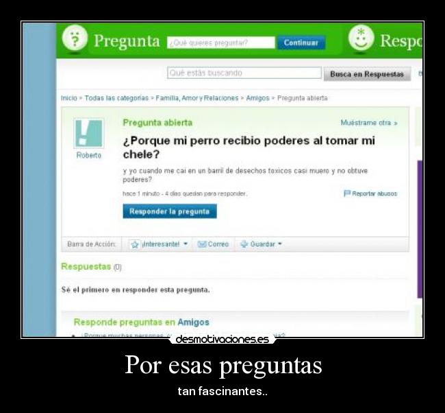 Por esas preguntas - 